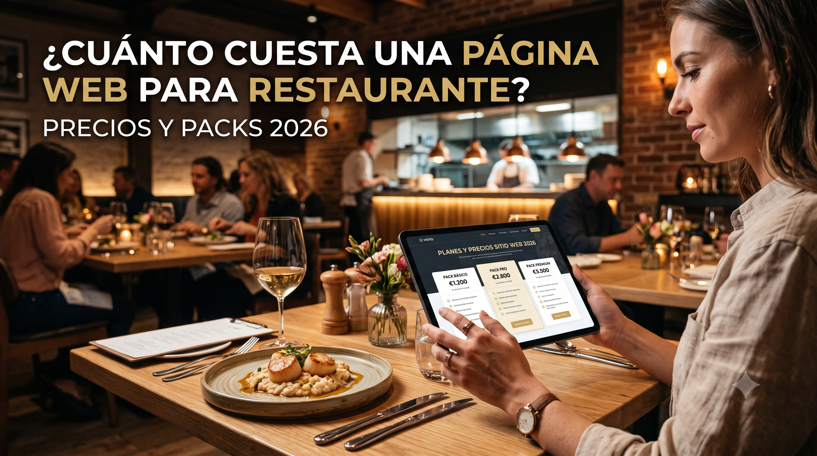 ¿Cuánto Cuesta una Página Web para Restaurante? Precios y Packs 2026